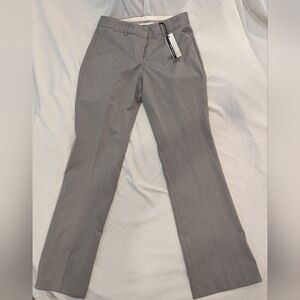NWT Express Women's Gray Midrise Luxury Stretch Editor Pants Size 4